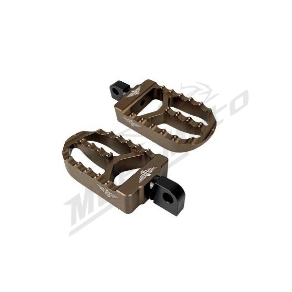 HEINZ BIKES MX V2 Front/Rear Foot Pegs Harley Davidson FLD / FLS / FXD / FXDF / XL / XLH / FXSTD / FXDL 883/1800 90-22