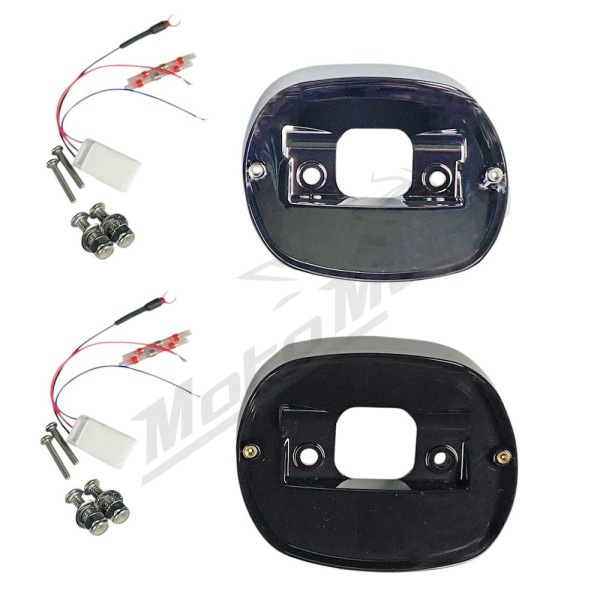 CUSTOM DYNAMICS Taillight Baseplate for Harley Davidson FL / FLH / FLHC 883-1450cc 72-99