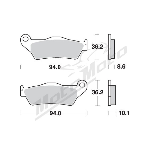 SBS KH363 Brake Pads BMW HP2 / KR / KS / RC / R / RR / RS / S 850-1300cc 94-23