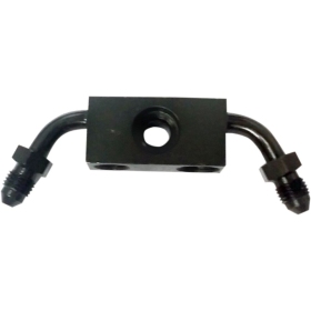 GOODRIDGE Front Brake Line Router Harley Davidson FXDB / FXDBP / FXDC / FXDWG 1584-1690cc 12-17
