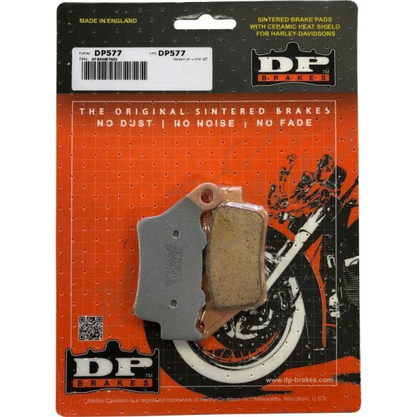DP BRAKES Sintered Metal  Indian/Victory Brake Pads Husqvarna / Indian / KTM / Royal Enfield / Victory / Zero 60-1179cc 11-24