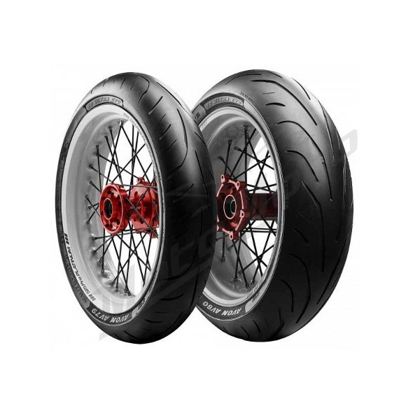 Avon tire 3D ULTRA EVO AV79 120/70 R17 58W TL 2022 year