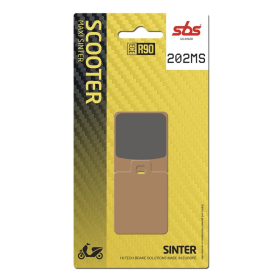 SBS MS Scooter Maxi Sintered Brake Pads Gilera / Peugeot / Piaggio / SYM / Vespa 50-400cc 95-19