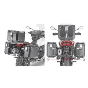 KAPPA Quick Mount Monokey Cam-Side Side Case Holder Moto Guzzi V85 TT 19-23