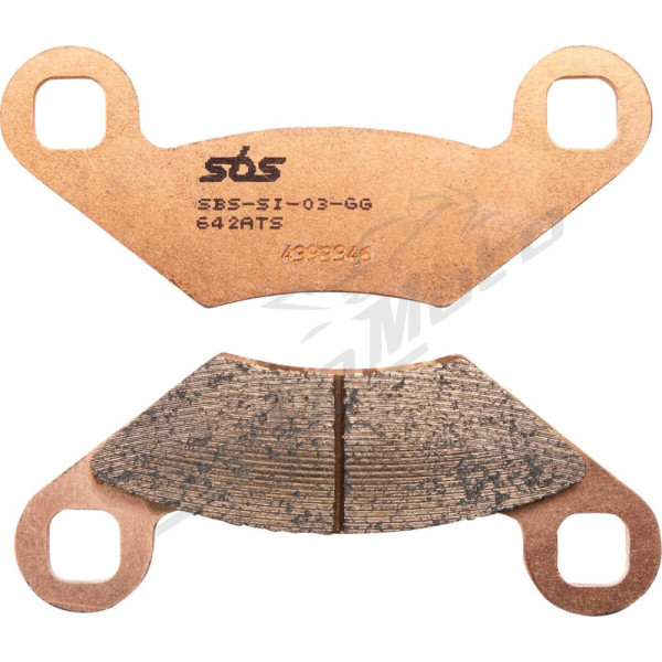 SBS ATS All-Terrain 642ATS Sintered Brake Pads Polaris Outlaw / Ranger RZR / Scrambler / Sportsman / Trail Boss / Xpedition 250-800cc 88-14
