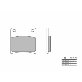 BREMBO Street Sintered Metal Brake pads SUZUKI GSX600-1100/ GV1400 82-97