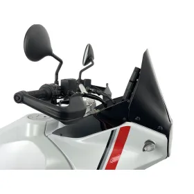 WRS ENDURO Priekinis stiklas Blizgi Juoda Ducati Desert X 950 ABS 22-24