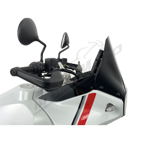 WRS ENDURO Windscreen Glossy Black Ducati Desert X 950 ABS 22-24