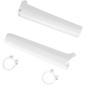 UFO White Fork Tube Protectors Suzuki RM 125-250cc 92-95