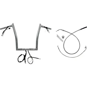 FAT BAGGERS INC. Pointed Top Handlebar Kit Chrome 89x35.5cm Harley Davidson FLHX / LFHXS / FLHXSE / FLTRXL 1868-1977 23-26