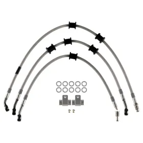 TRW Varioflex Steel Braided Hydraulic Brake Lines 3pcs Yamaha MT-09 / MT-09 SP 21-25