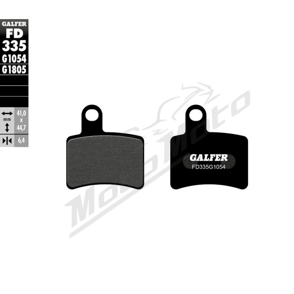 GALFER Semi-Metallic Brake Pads Beta Evo / Rev-3 80-270 05-24