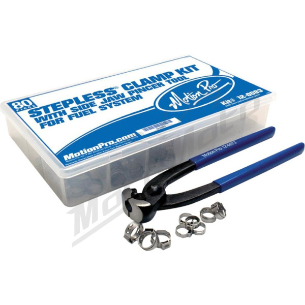 MOTION PRO Stepless Clamp Kit for Fuel Line With Tool