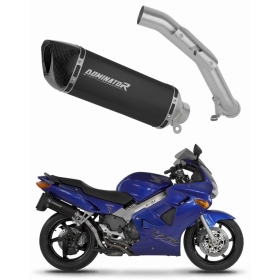 Dominator išmetimo bakelis HP6 BLACK + dB killer Honda VFR 800 Fi 98–01