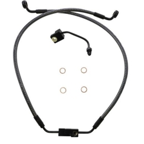MAGNUM SHIELDING Karbon Fiber Lower Brake Line Harley Davidson FXDF / FXDL / FXDLS 1584/1800 12-17