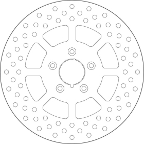 GOLDFREN Front brake disc Harley Davidson FLHT / FLHTC / FLST / FLSTF / FLTC / FXDB / XL 883-1340cc 86-99