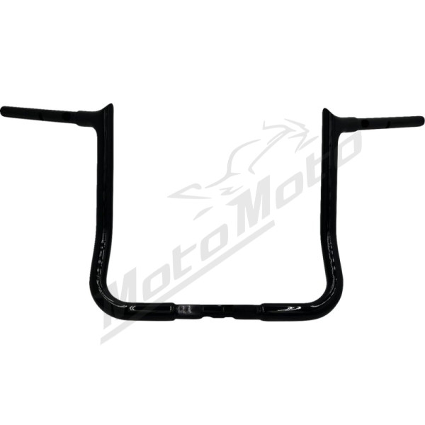 FAT BAGGERS INC. Pointed Top Handlebar Black 91.5x35.5cm Harley Davidson FLHLT / FLHX / FLHXSE / FLHXU 1923-1977 23-26 