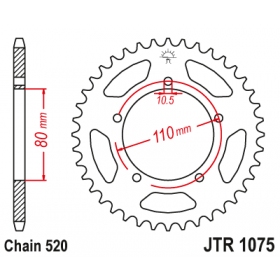 Rear sprocket JTR1075