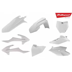 Polisport plastic kit KTM SX 85cc 18-24 White
