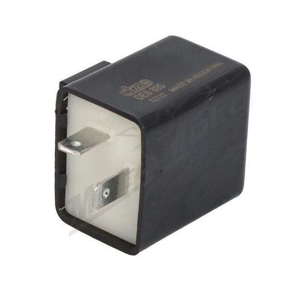 Turn signal relay DZE 12V (2x21W +3W) 2pins Universal