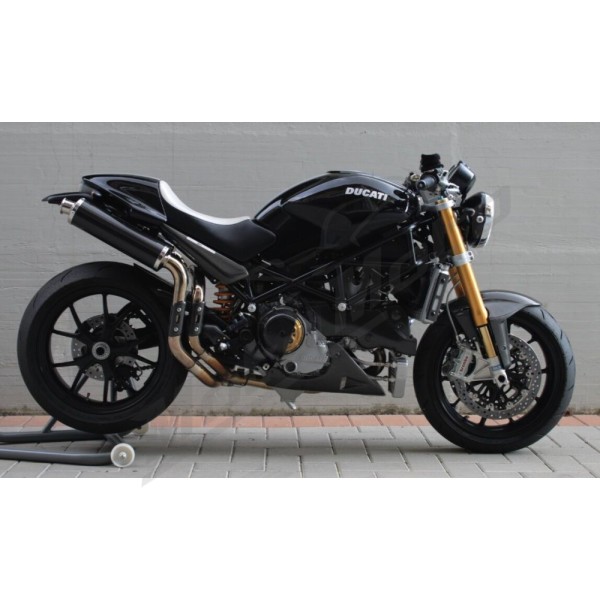 SPARK ROUND Slip-On Muffler DUCATI MONSTER 800-1000cc 2004-2006