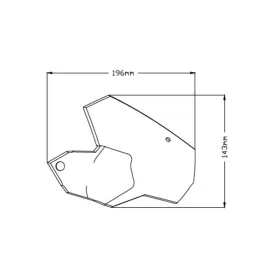 Puig Handlebar Deflector BMW Smoke