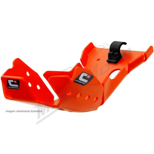 CROSSPRO Plastic engine cover orange KTM / Husqvarna 250-300 17-19