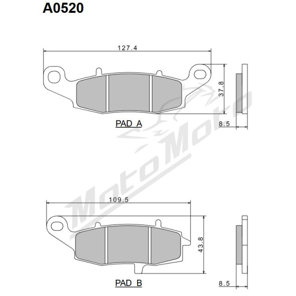 Nissin Brake Pads Kawasaki / Suzuki 250-1500cc 95-19