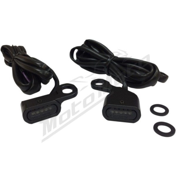 DRAG SPECIALTIES LED vairo gabaritiniai žibintai ​​​​​​​Harley Davidson FLS / FLST / FLSTC / FLSTCI / FLSTF / FLSTFB 883-1800cc 96-17