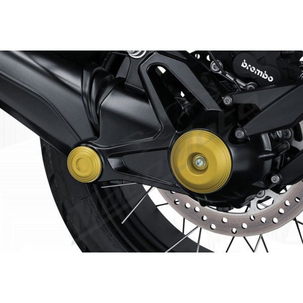 KURYAKYN Rear Axle Sliders Gold BMW R 1170/1250 13-24