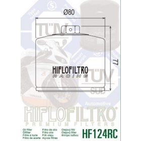 Oil filter HIFLO HF124RC KAWASAKI Z/ NINJA 1000cc 2015-2020