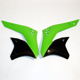 UFO Green Radiator Covers For Kawasaki KXF 250cc 06-08