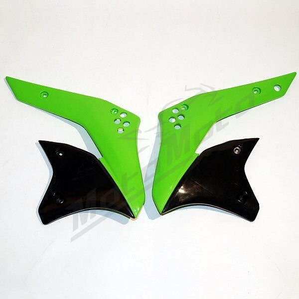 UFO Green Radiator Covers For Kawasaki KXF 250cc 06-08
