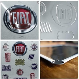  Metal tin sign FIAT LOGO 30x40