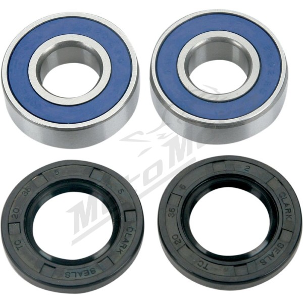 MOOSE OFFROAD Front / Rear Wheel Bearing Kit Kawasaki / Yamaha 125-600cc 83->