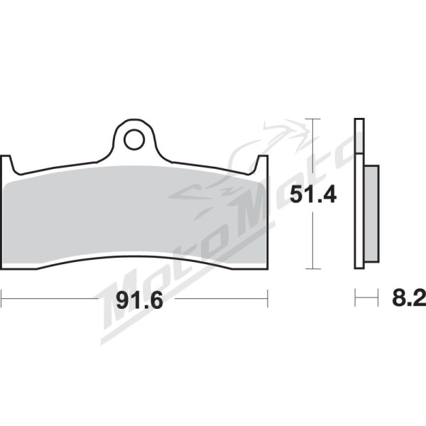 SBS 676HS Sintered Metal BUELL / KAWASAKI / MV AGUSTA / 750-1000 96-08 