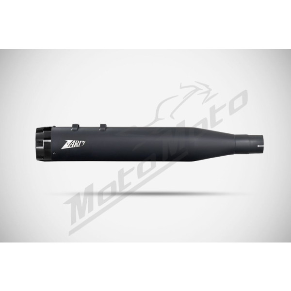 ZARD 4.33 Inches Slip-Ons Flat Mufflers Harley Davidson FLHR / FLHTC / FLHX / FLTRX 1450-1800cc 06-16