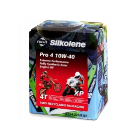 Silkolene Fuchs 100% Synthetic Ester Pro 4 XP 10W-40 Engine Oil, 4 L 