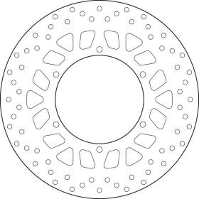 Brembo Serie Oro front brakedisc Yamaha WR125