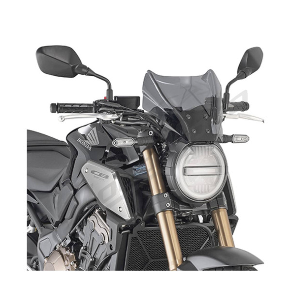 KAPPA Windshield smoked 22x31cm Honda / CF Moto / Yamaha / Keeway 125-1000 18-25