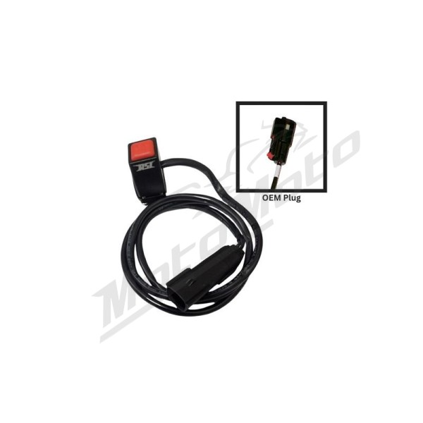 RSI Kill switch (OEM connector) Black anodized, Arctic Cat Catalyst