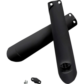 UFO Fork Guards Yamaha YZ F 250-450cc 23-> Black