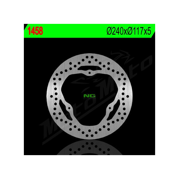 NG BRAKES Rear Fixed Brake Disc 240mm Yamaha X-Max 125-250cc 11-17