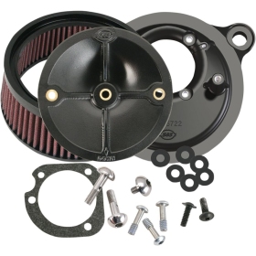 S&S CYCLE Super Stock™ Stealth Air Cleaner Kit Harley Davidson FLD / FLHR / FLHRC 1340-1800cc 99-15