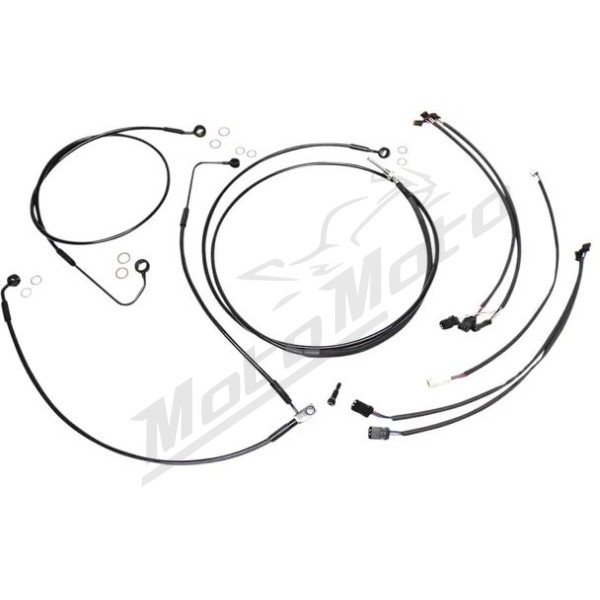 MAGNUM SHIELDING XR Trosų / lynų / elektros laidų prailginimo kompl. juodas 30.5/35.5cm Harley Davidson FLSS / FLSTFBS 1800 2016