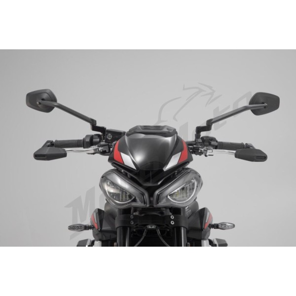 SW-MOTECH Lever Guards with Wind Protection Triumph Street Triple 660-765 17-23