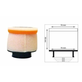 TWIN AIR Cilindrinis oro filtras Ø63 mm