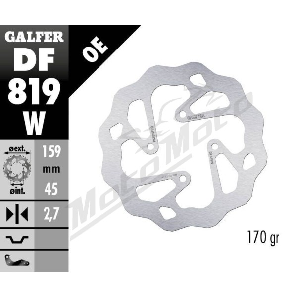 GALFER Wave® Rear Brake Rotor Beta EVO 125-300cc 09-23