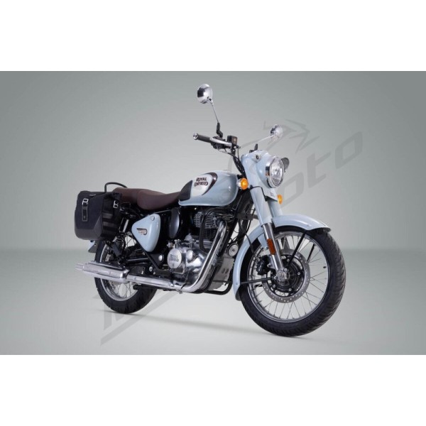 SW-MOTECH Legend Gear LC2 šoninės daiktadėžės Brown Edition Royal Enfield Classic 350 22-24