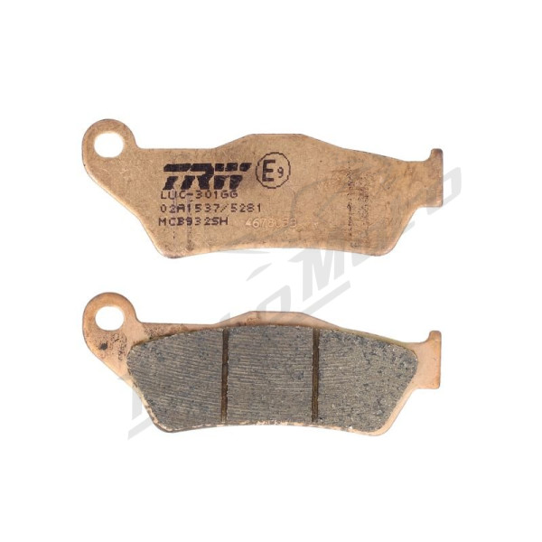 TRW Brake pads rear 36,5x94x7mm Ducati Multistrada 937-1262 17-25